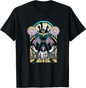Marvel Comics Retro Classic Doctor Strange Negative Portrait T-Shirt - T-Shirt | Black