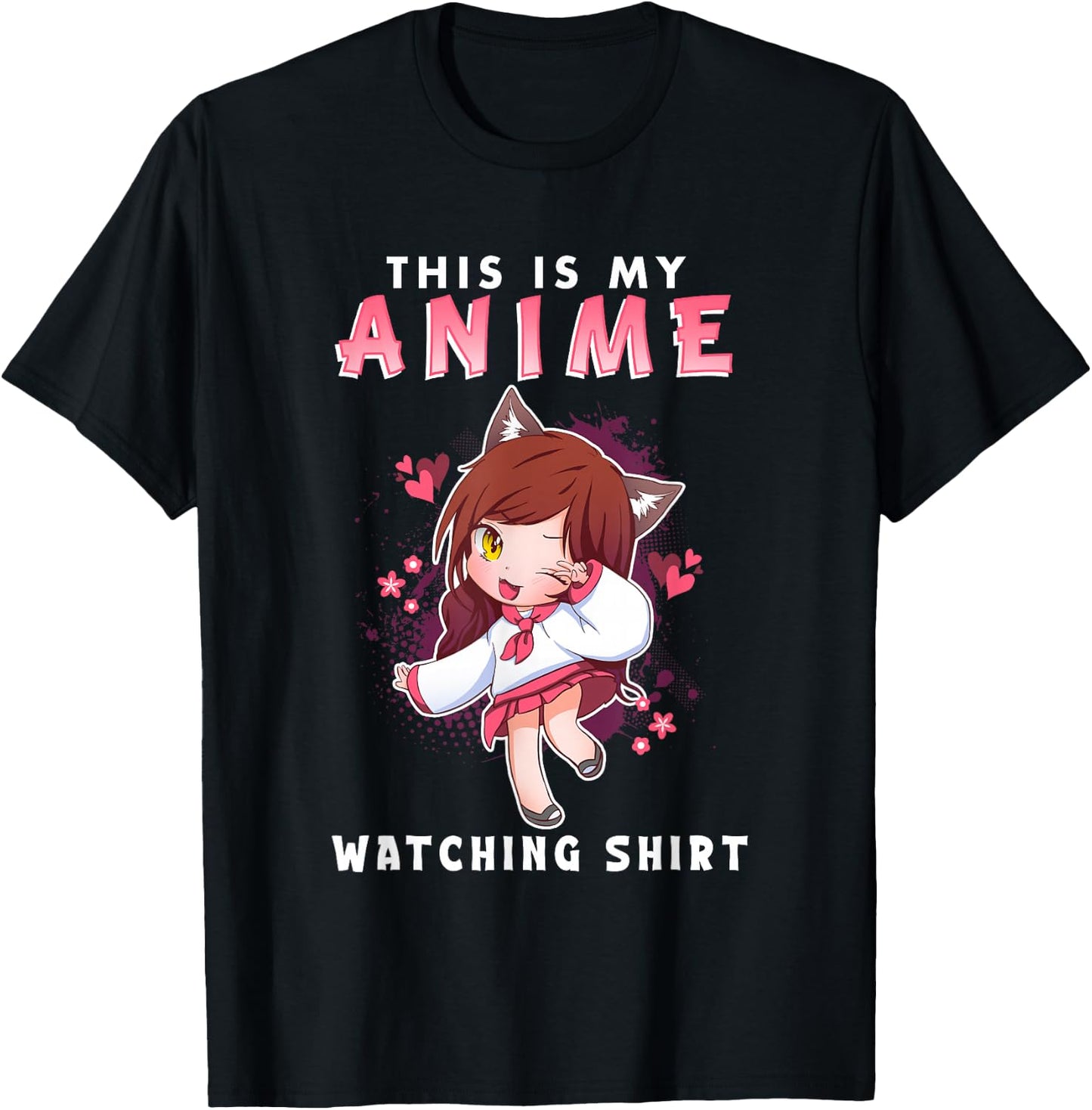 This Is My Anime Watching T-Shirt - T-Shirt | Black