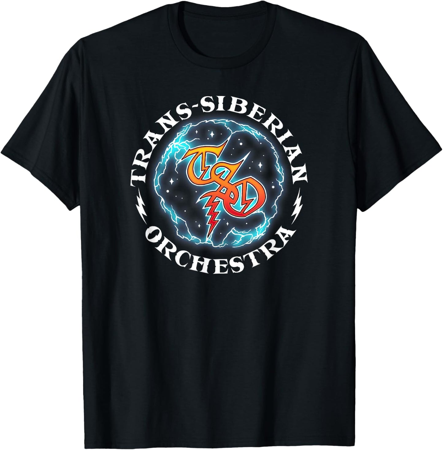 Trans-Siberian Orchestra – Lightning Logo T-Shirt - T-Shirt | Black