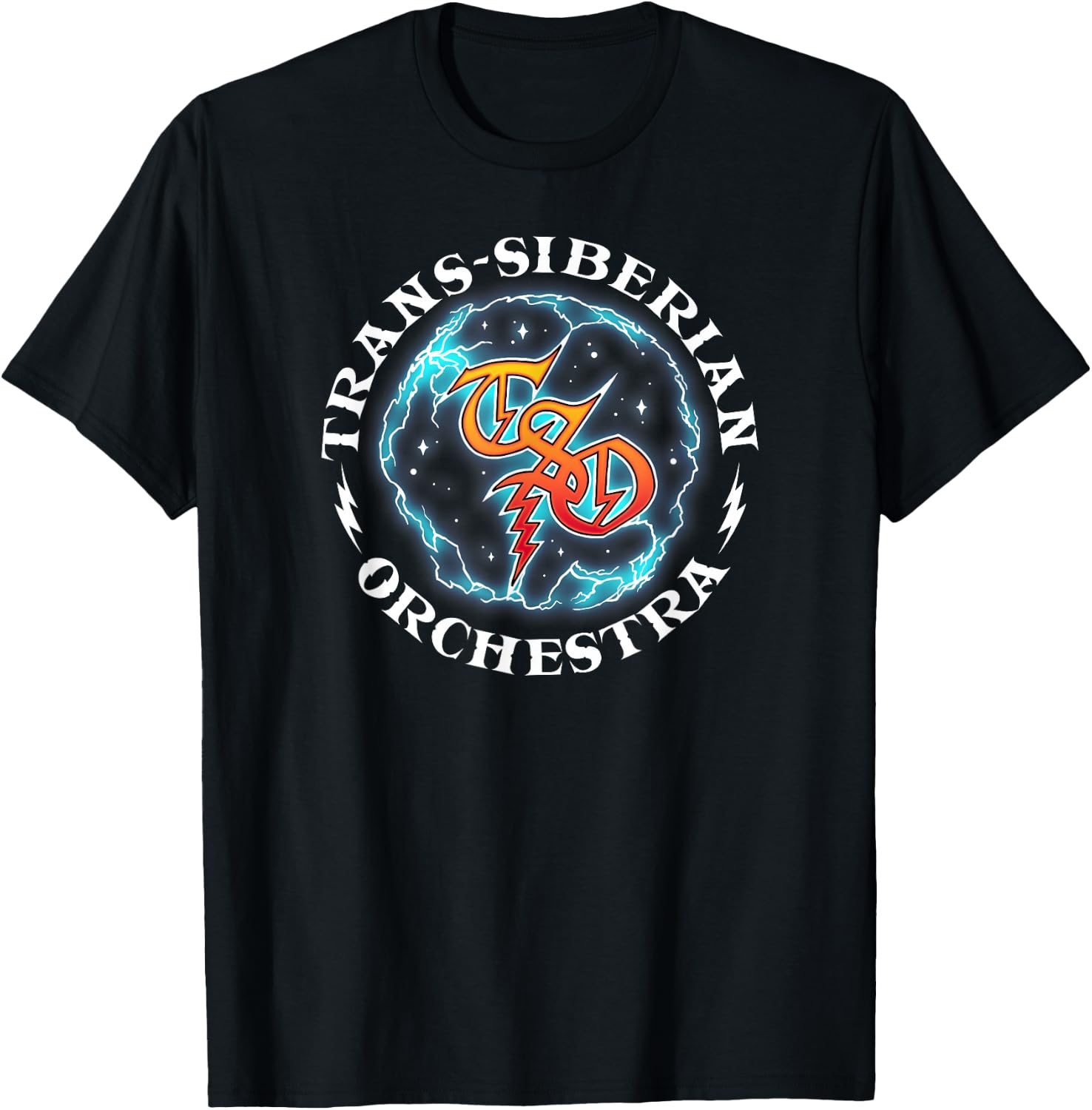 Trans-Siberian Orchestra – Lightning Logo T-Shirt - T-Shirt | Black