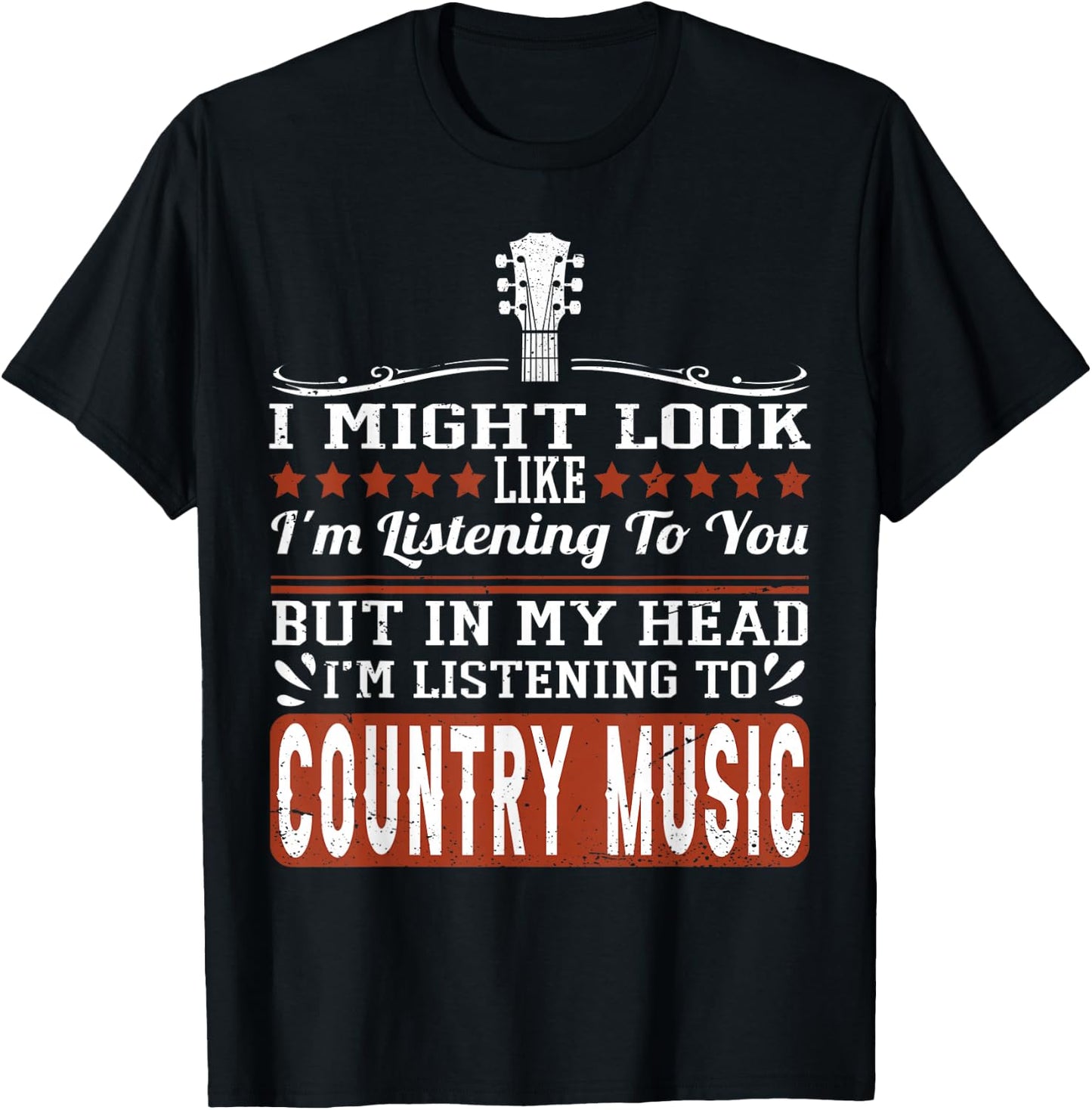 Funny Country Music Lover Western Country Music Small T-Shirt - T-Shirt | Black