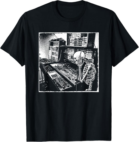 Electronic Music Synthesizer Techno Music DJ Producer T-Shirt - T-Shirt | Black