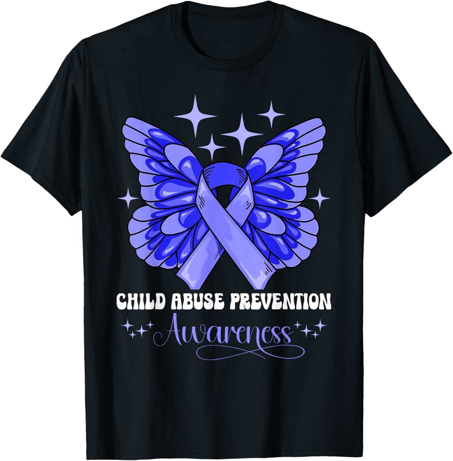 Child Abuse Prevention Awareness T-Shirt - T-Shirt | Black
