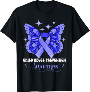 Child Abuse Prevention Awareness T-Shirt - T-Shirt | Black
