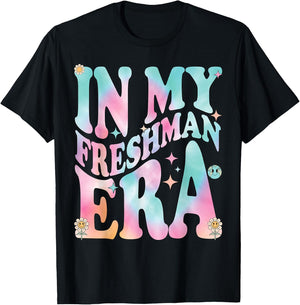 In My Freshman Era, Back To School Freshman T-Shirt - T-Shirt | Black