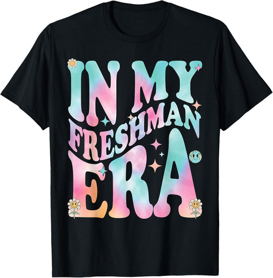 In My Freshman Era, Back To School Freshman T-Shirt - T-Shirt | Black