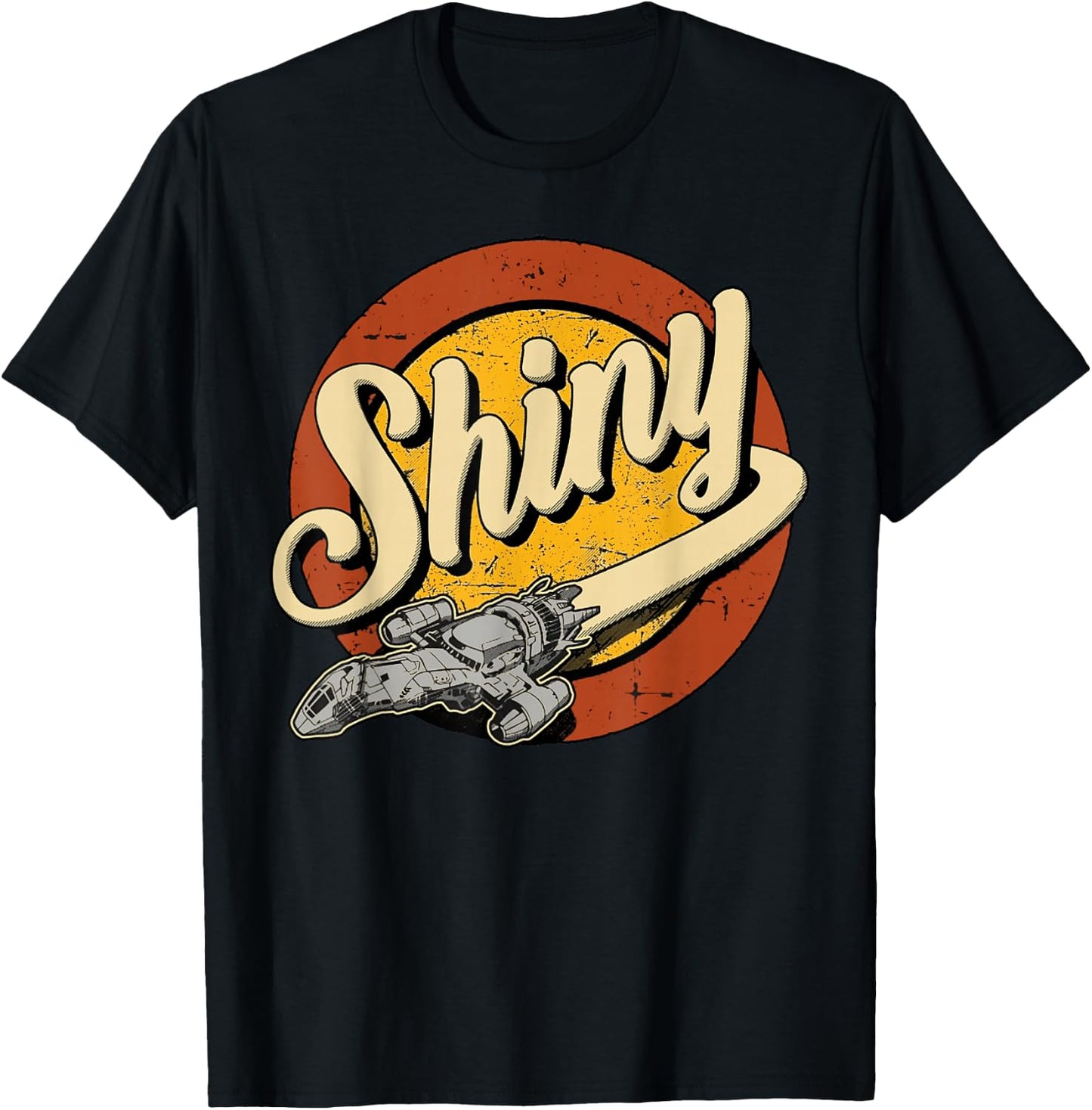 Vintage Shiny Since 2002 Firefly Serenity T-Shirt - T-Shirt | Black