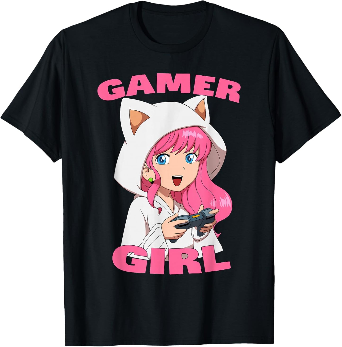 Gamer Girl Video Games Graphic Daughter Granddaughter T-Shirt - T-Shirt | Black