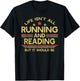 Life Isn't All Running and Reading | Book Lover Runner T-Shirt - T-Shirt | Black