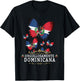 Republica Dominicana Butterfly & Dominican Flag T-Shirt - T-Shirt | Black