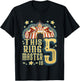 Kids This Ringmaster is 5 - Vintage Circus - fifth Birthday T-Shirt - T-Shirt | Black