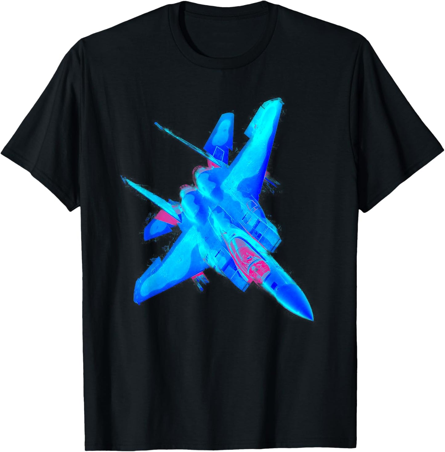 Military's Jet Fighters Aircraft Plane F22 Raptor T-Shirt - T-Shirt | Black