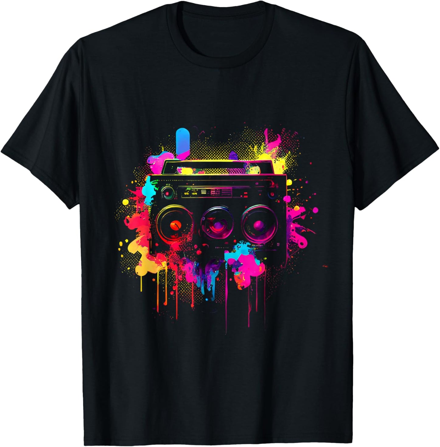 Cassette 90s Outfit Retro Vintage 80s Party T-Shirt - T-Shirt | Black