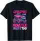 grandmas like monster trucks too - Monster Truck T-Shirt - T-Shirt | Black