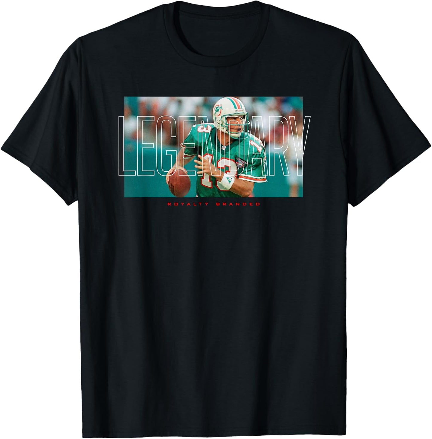 Royalty Branded Men's Legendary Marino Custom Sports , Black, Small T-Shirt - T-Shirt | Black
