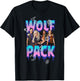 Disney Zombies Group Shot Wolf Pack Doodles T-Shirt - T-Shirt | Black
