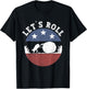 Lets Roll Vintage dung beatle pushing dung ball T-Shirt - T-Shirt | Black