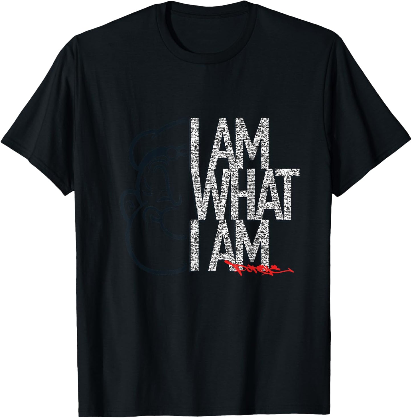 Popeye I AM What I AM Signature Phrase T-Shirt - T-Shirt | Black