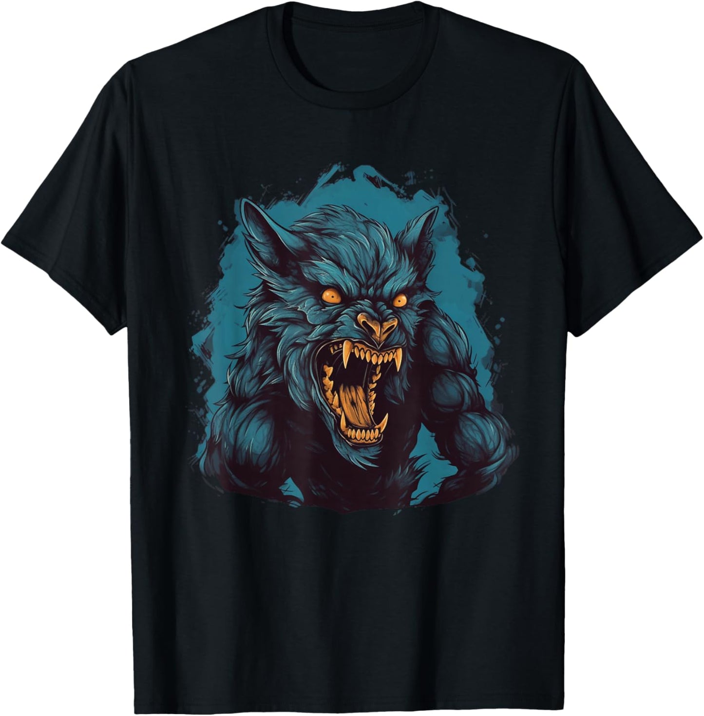 Fun Halloween party with this cool werewolf costume T-Shirt - T-Shirt | Black