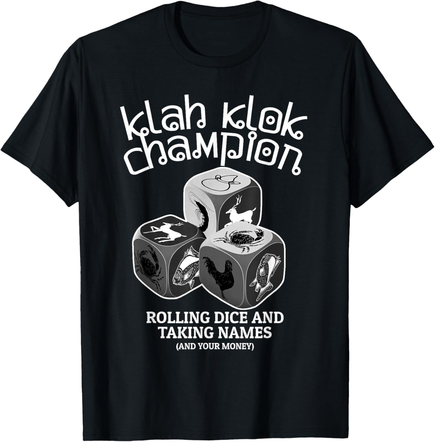 Cambodian Khmer New Year Klah Klok Champ T-Shirt - T-Shirt | Black