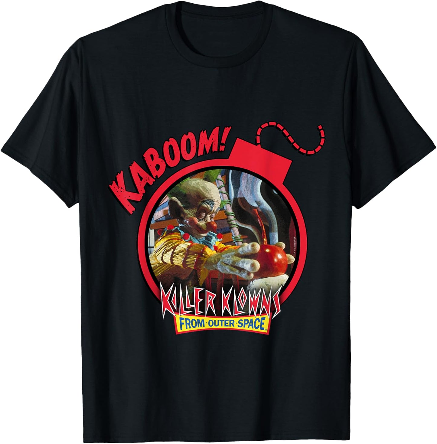 Killer Klowns from Outer Space Kaboom! Shorty's Cherry Bomb T-Shirt - T-Shirt | Black