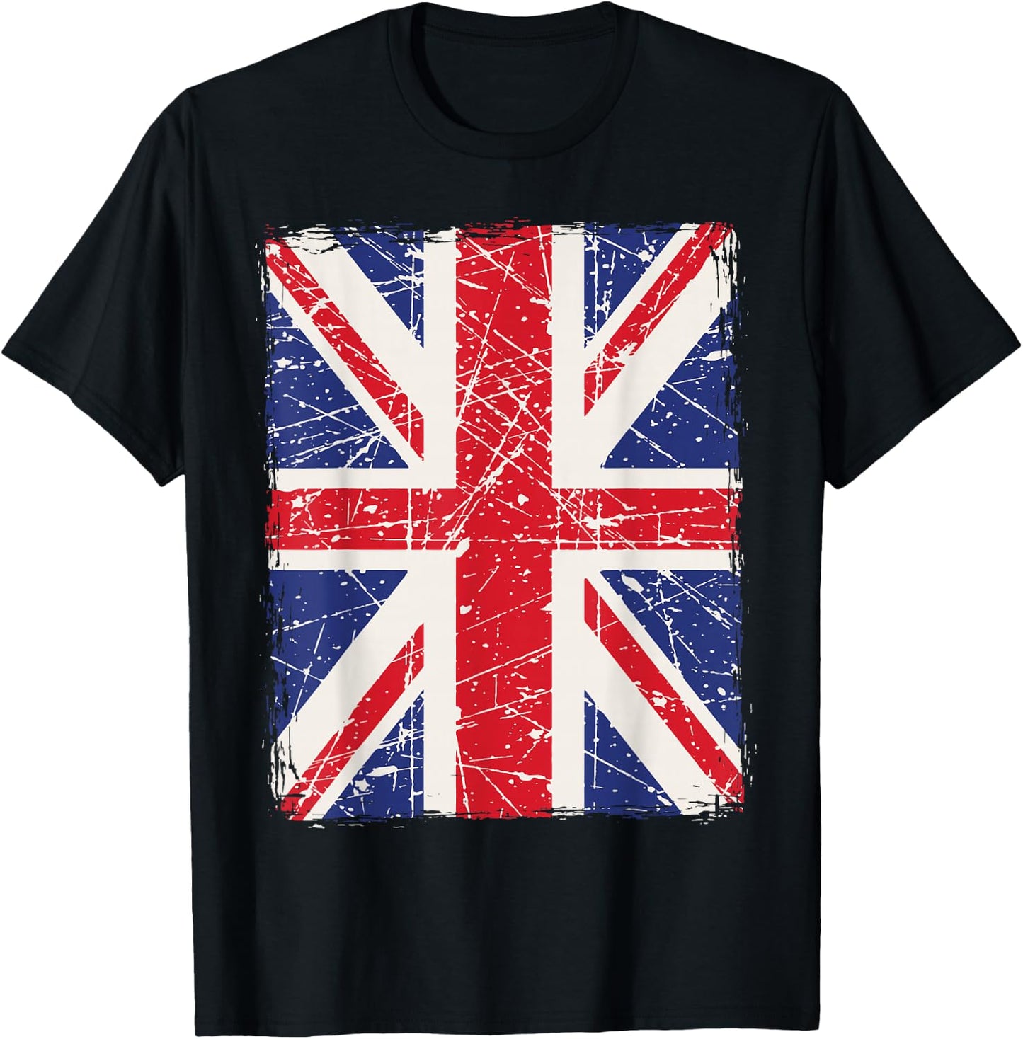 Union Jack, British flag T-Shirt - T-Shirt | Black