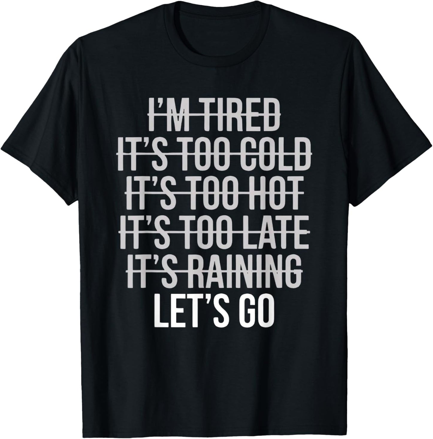 No Excuses -Fitness Exercise Motivation Bodybuilding Athlete T-Shirt - T-Shirt | Black