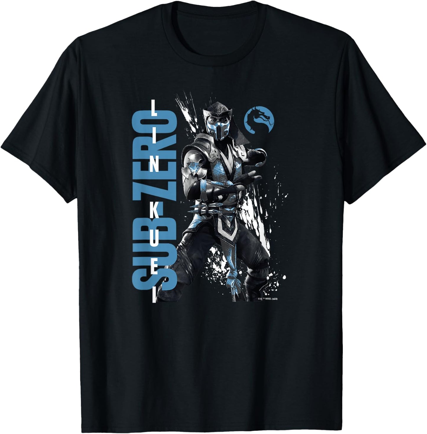 Mortal Kombat - Sub Zero Lin Kuei T-Shirt - T-Shirt | Black