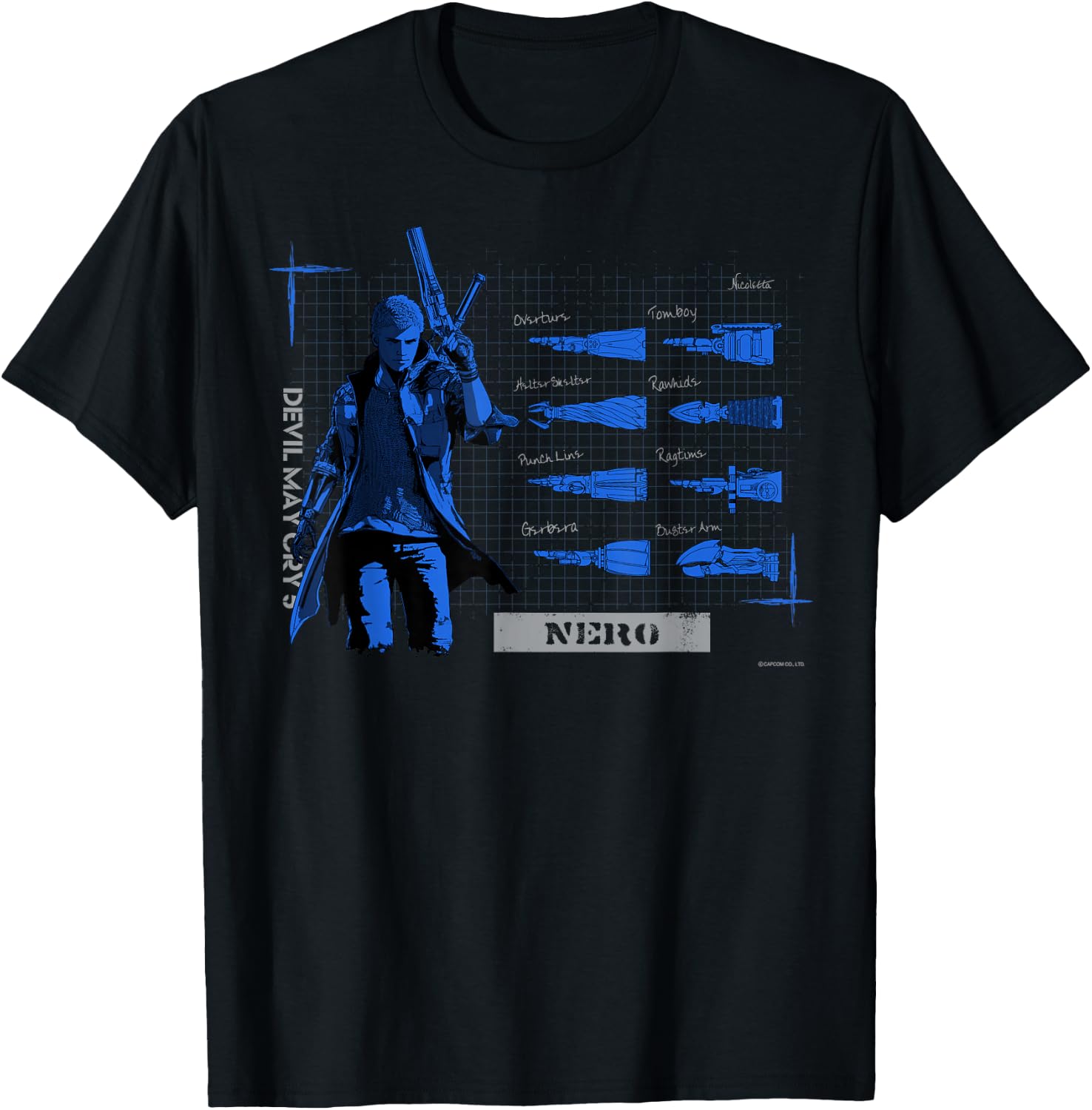 Devil May Cry 5 Nero T-Shirt - T-Shirt | Black