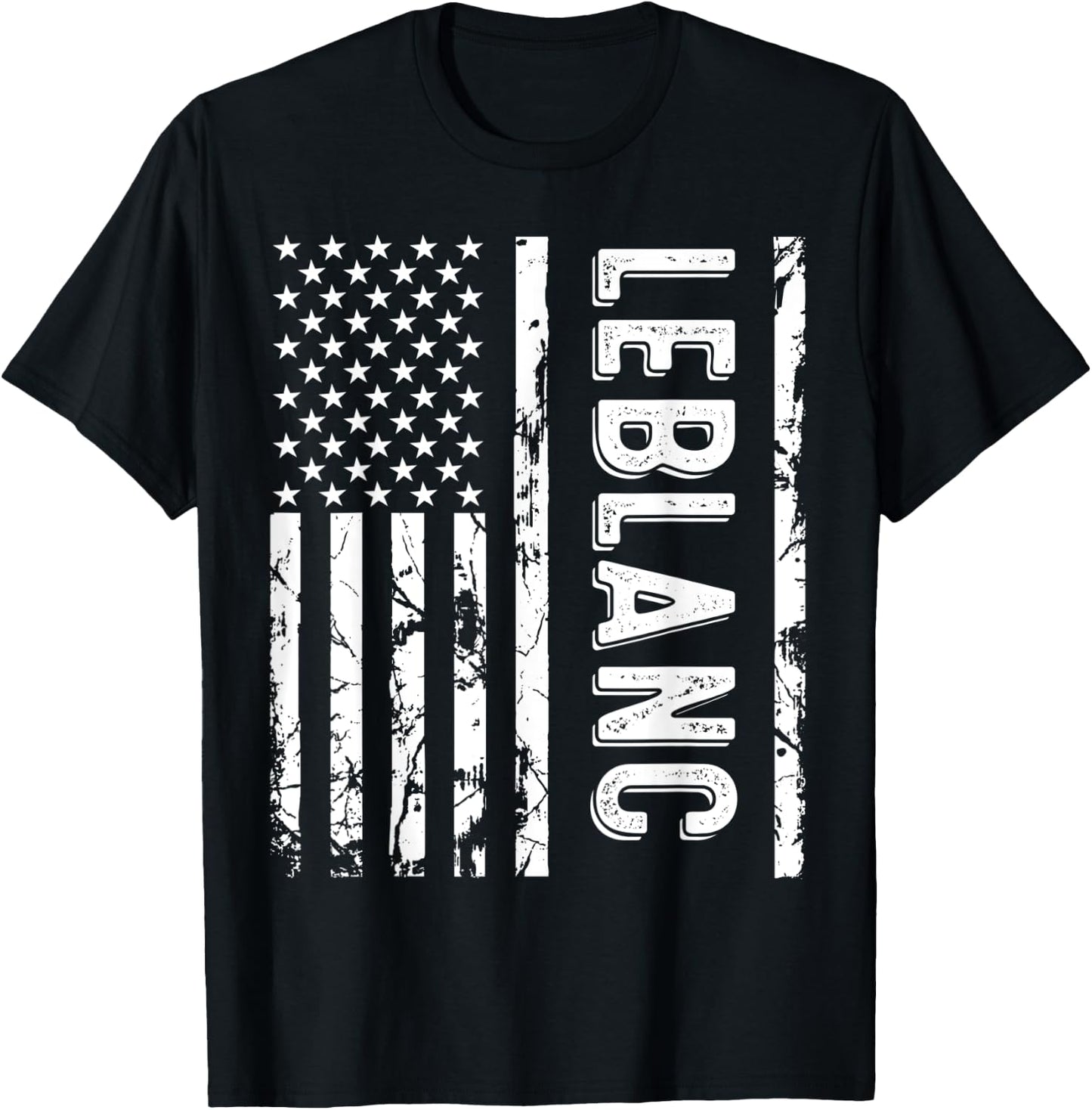 Leblanc Last Name Funny Surname Team Leblanc Family Reunion T-Shirt - T-Shirt | Black