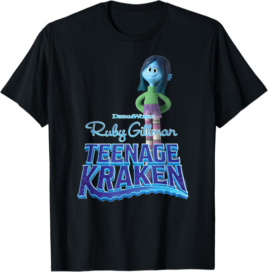 DreamWorks Ruby Gillman, Teenage Kraken T-Shirt - T-Shirt | Black