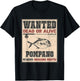 Wanted Fish Bragging Rights - Fisherman Pompano Fishing T-Shirt - T-Shirt | Black