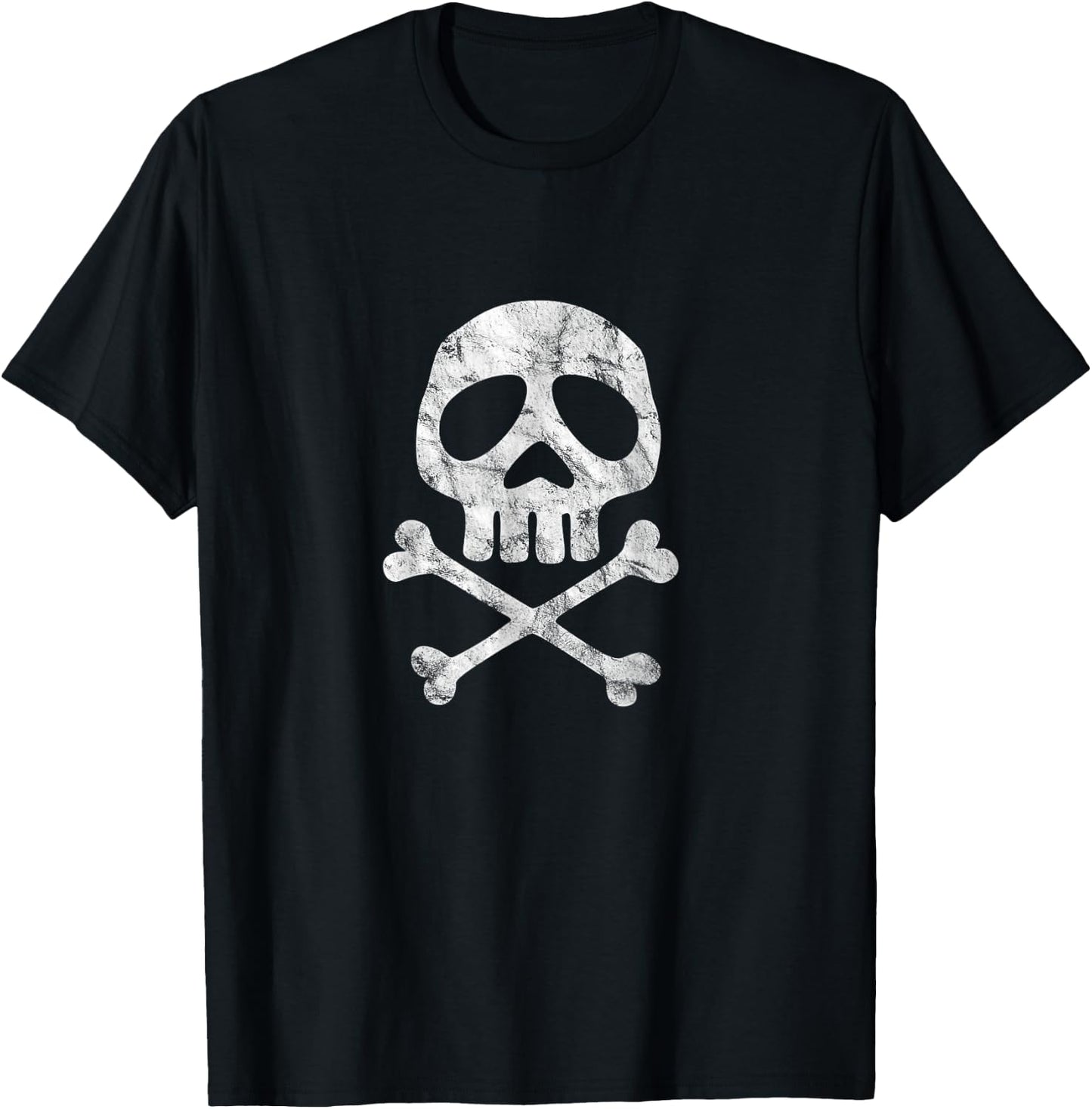 Skull Space Pirate Captain Party Halloween T-Shirt - T-Shirt | Black