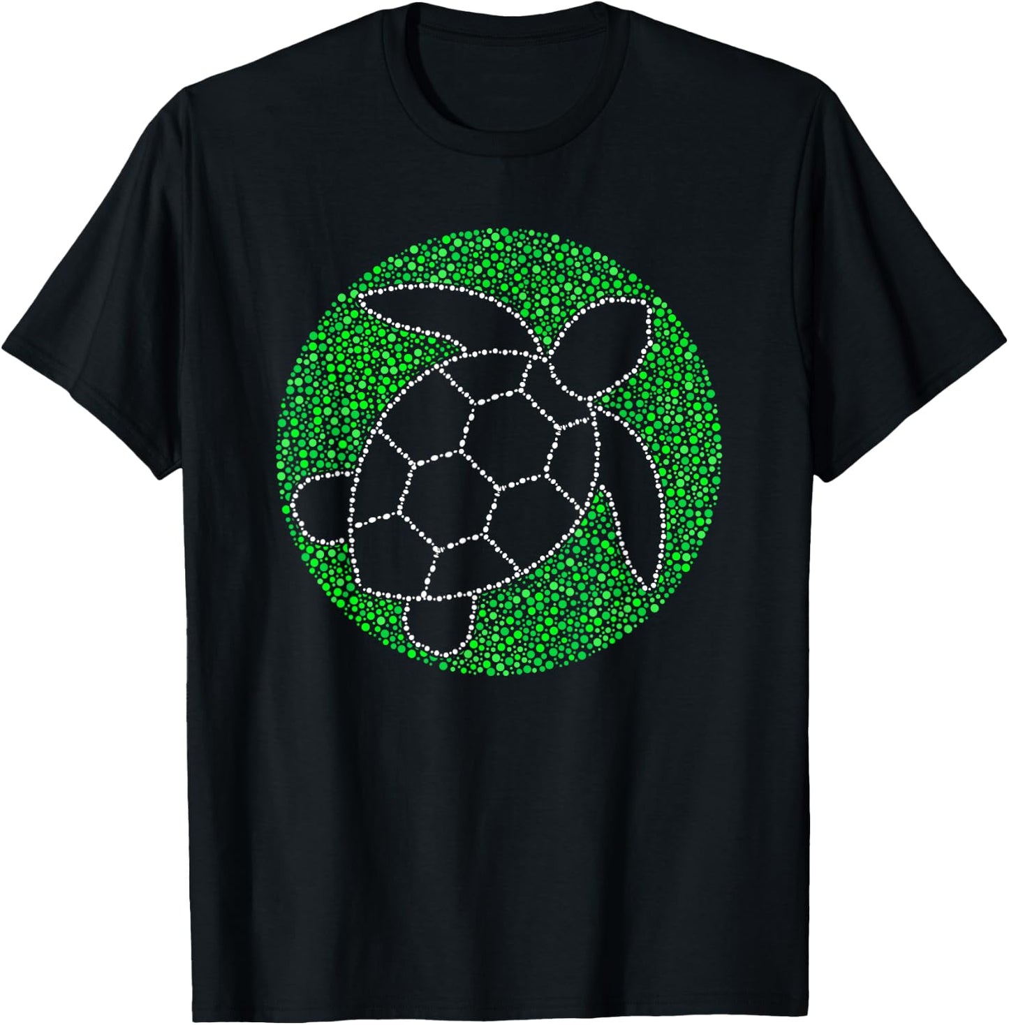 Sea Turtle Green Polka Dot Day 2023 Boys Girls Art Teacher T-Shirt - T-Shirt | Black