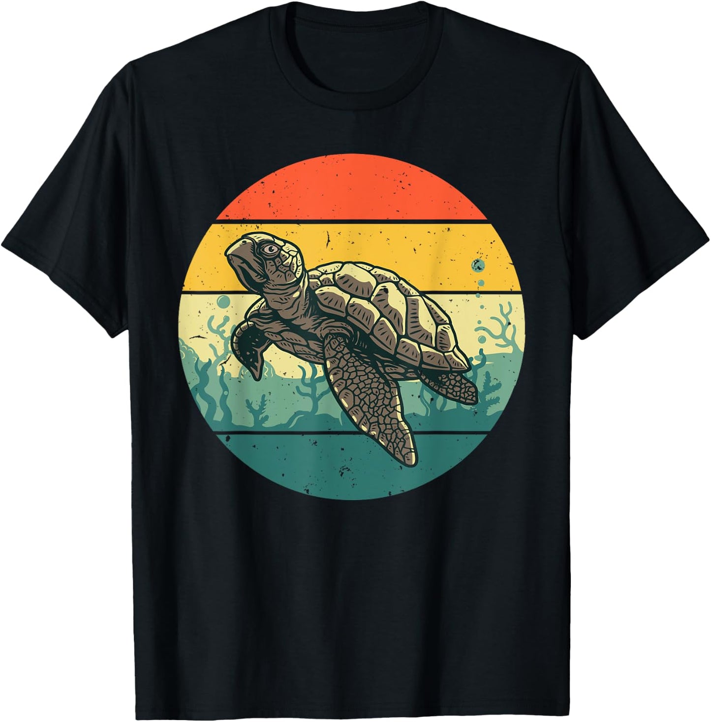 Cool Sea Turtle Women Tortoise Sea Animal Zookeeper T-Shirt - T-Shirt | Black