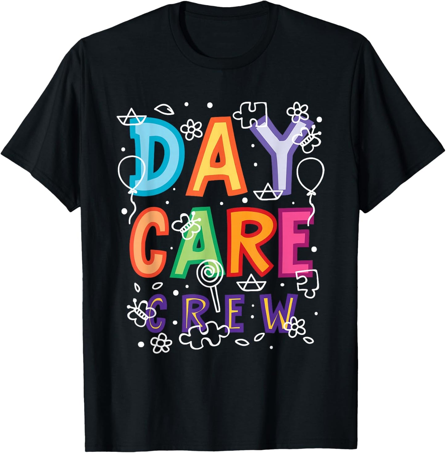 Daycare Provider Childcare Preschool Teacher T-Shirt - T-Shirt | Black