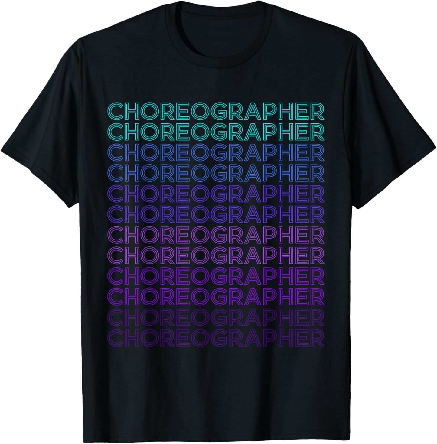 Choreographer Choreography Retro Dance Teacher T-Shirt - T-Shirt | Black