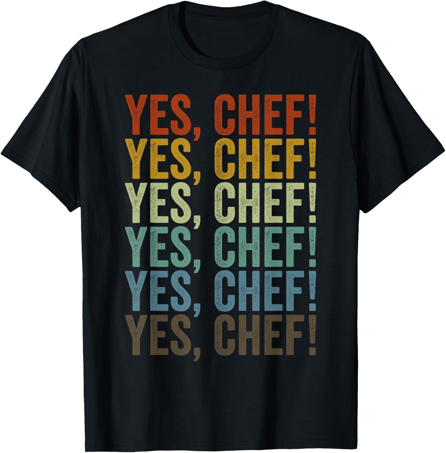 Yes, Chef! Chef Cooking T-Shirt - T-Shirt | Black