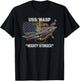 Aircraft Carrier USS Wasp CV-18 CVS-18 Veterans Sailor Dad T-Shirt - T-Shirt | Black