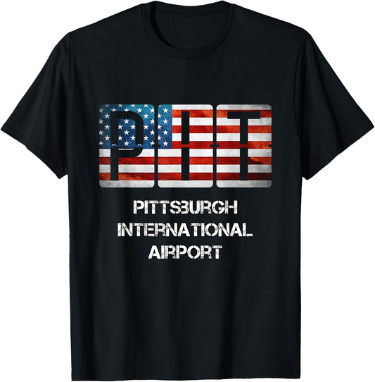 Pittsburgh Airport T-Shirt - T-Shirt | Black