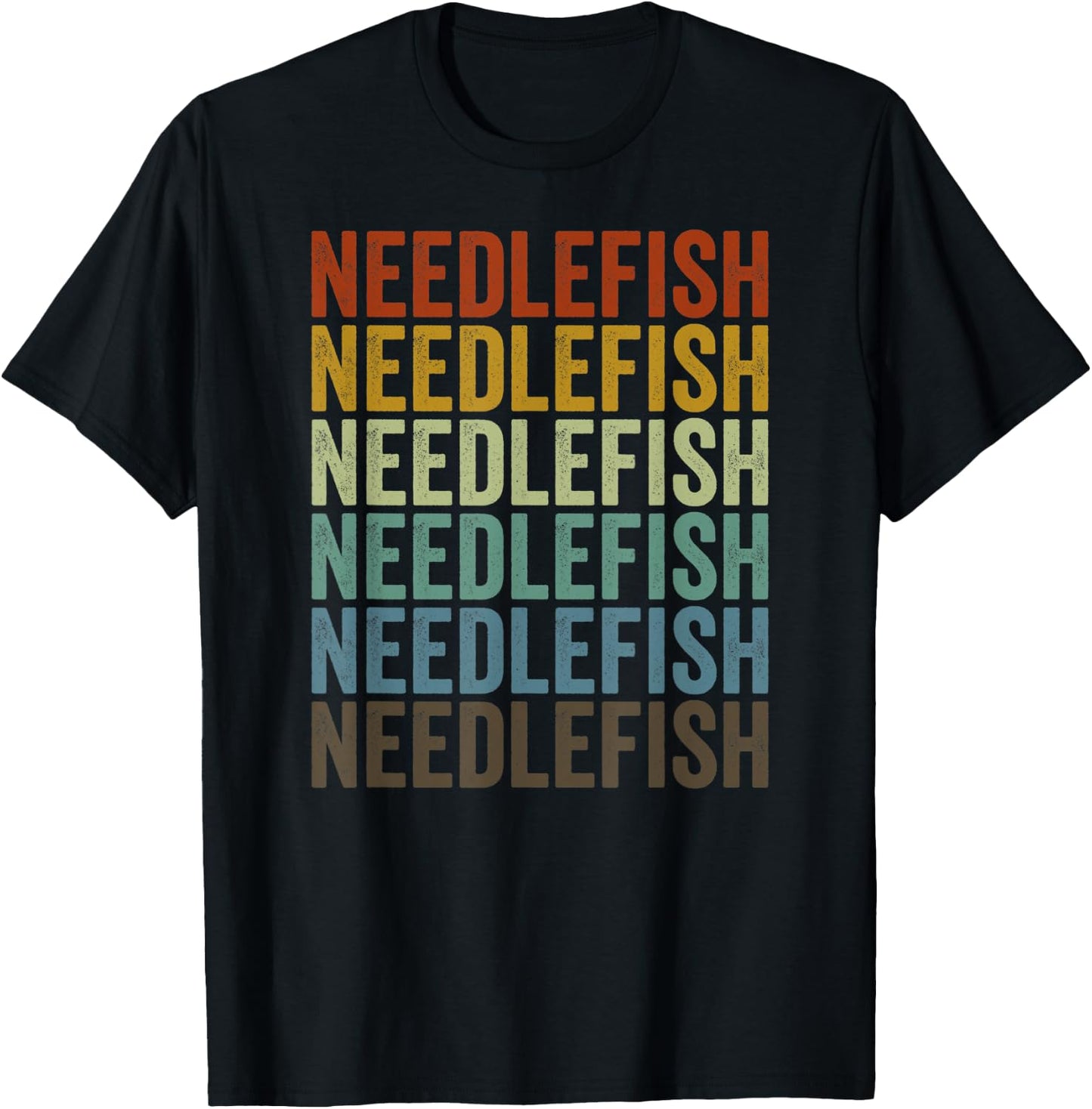Needlefish Retro T-Shirt - T-Shirt | Black