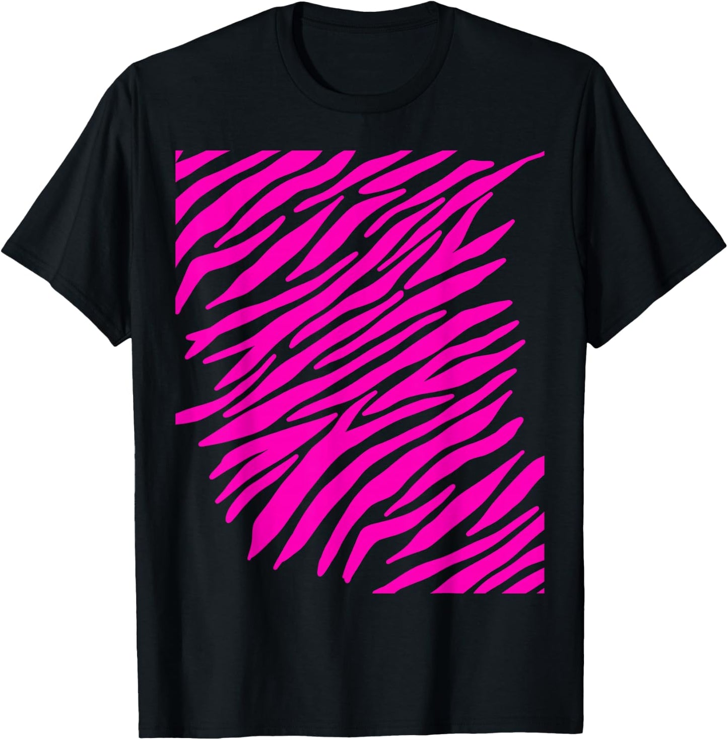 Trashy Y2K Room Decor McBling Aesthetic 2000s Animal Print T-Shirt - T-Shirt | Black
