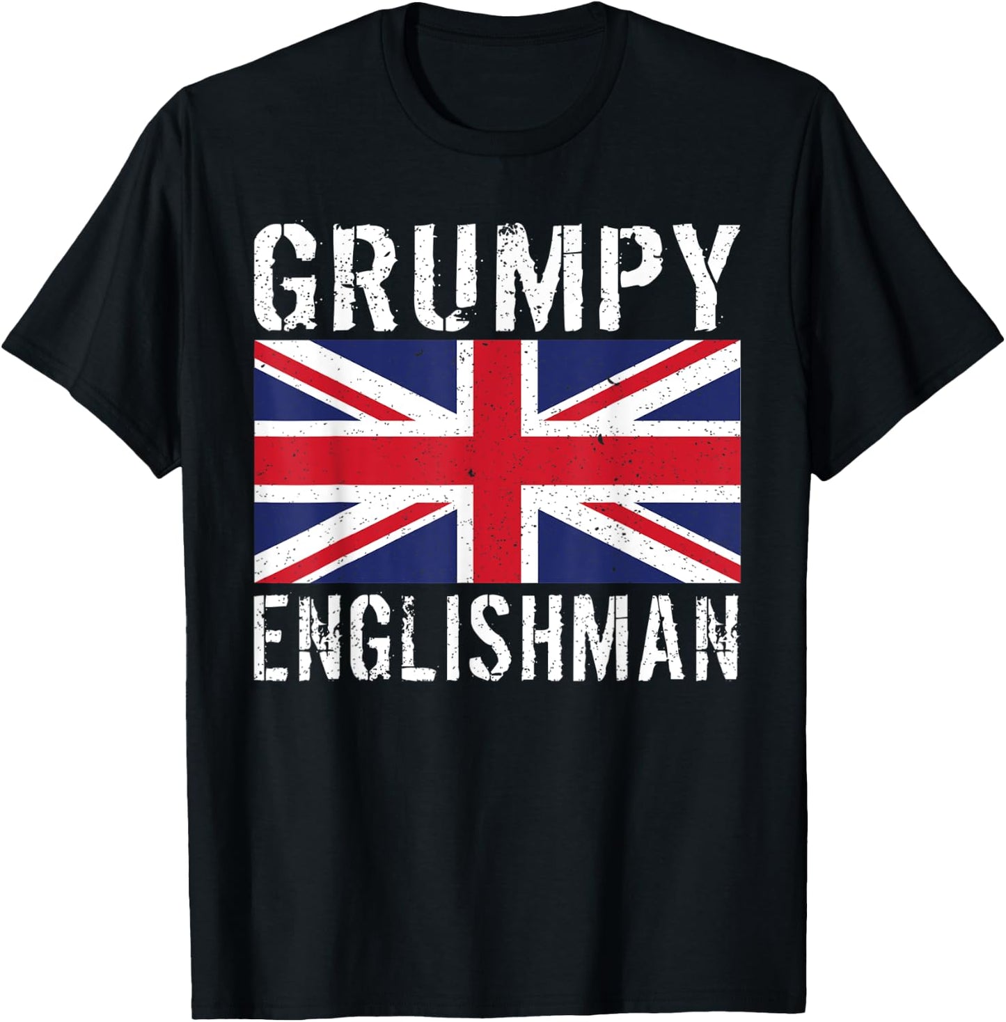 England Grumpy Englishman T-Shirt - T-Shirt | Black