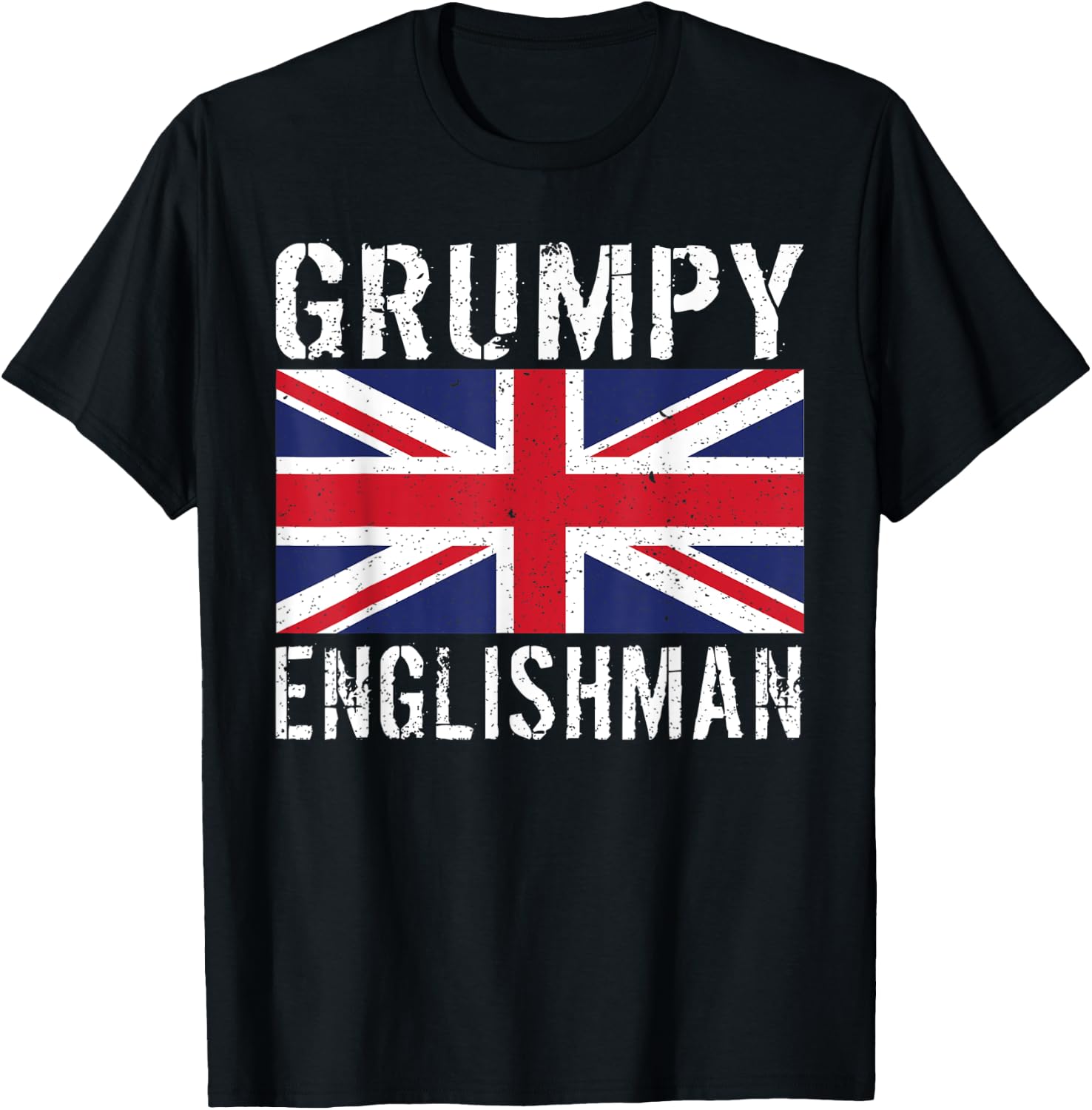 England Grumpy Englishman T-Shirt - T-Shirt | Black
