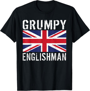 England Grumpy Englishman T-Shirt - T-Shirt | Black