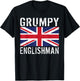 England Grumpy Englishman T-Shirt - T-Shirt | Black