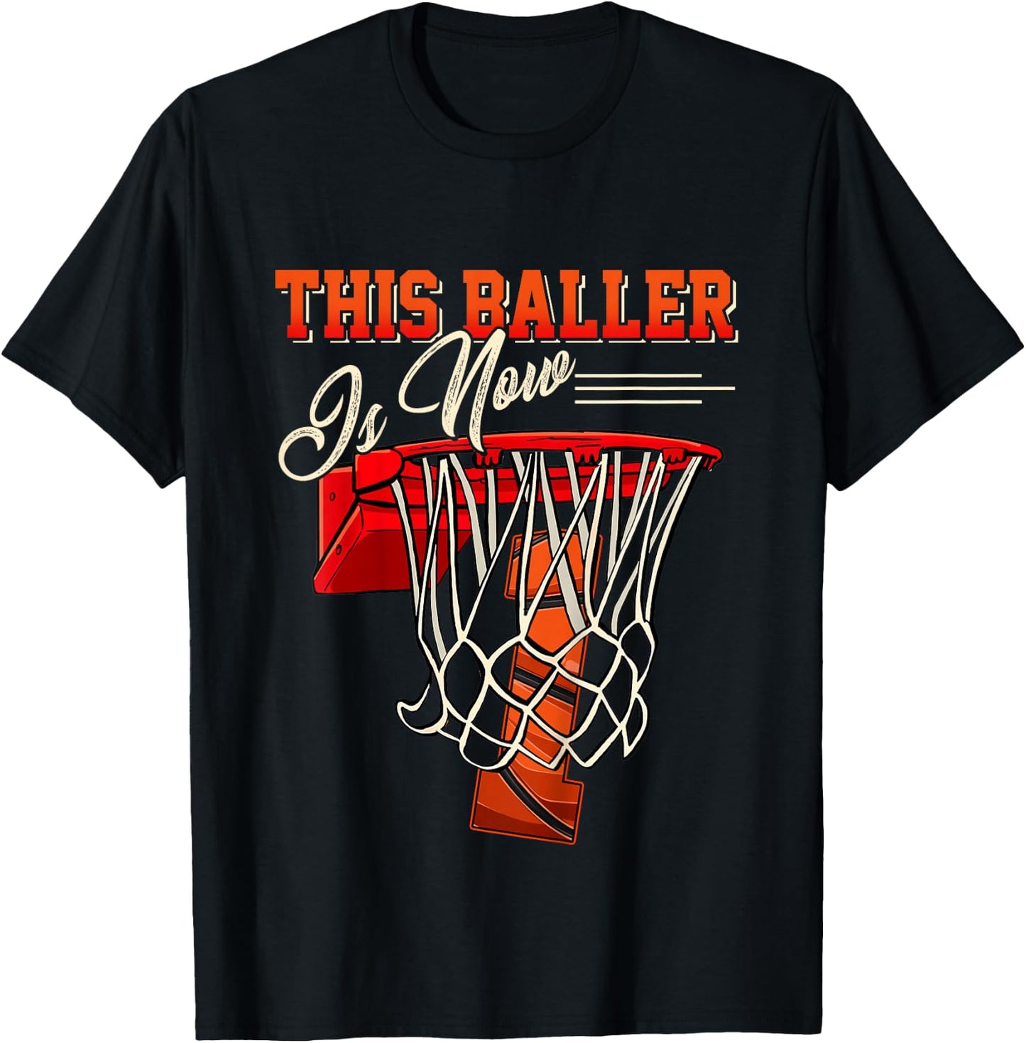 1st Birthday Shirt For Boy Basketball 1 Years Old Kid Gift T-Shirt - T-Shirt | Black