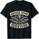 Wooden Spoon Survivor Design Women Funny Vintage T-Shirt - T-Shirt | Black