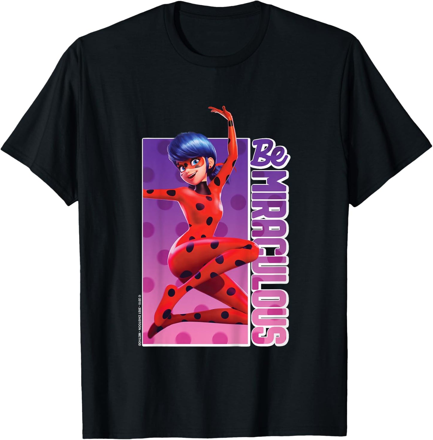 Miraculous Lady Bug - Be Miraculous T-Shirt - T-Shirt | Black