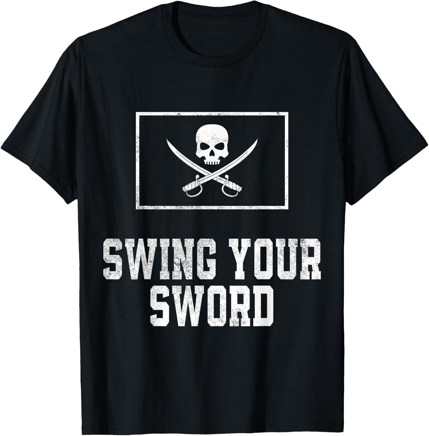 Swing Your Sword Vintage T-Shirt - T-Shirt | Black